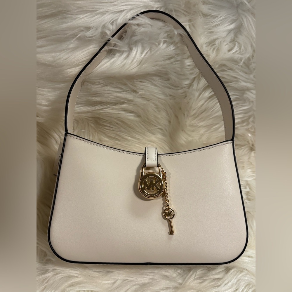 Michael Kors Lyra Small Leather Pochette NWT - Picture 16 of 16